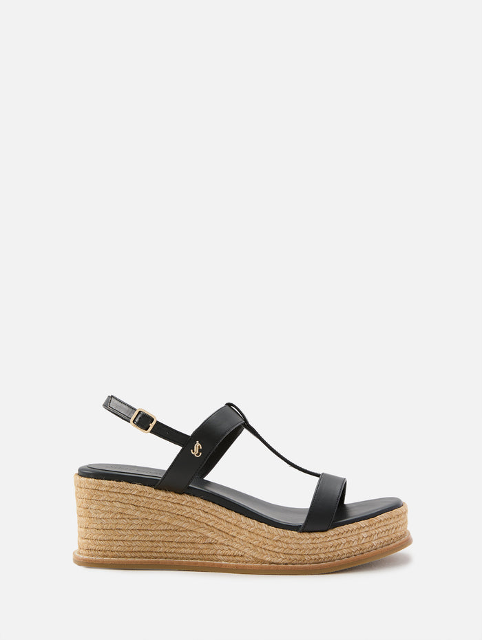 Theia Wedge,JIMMY CHOO,BLACK,Image 1
