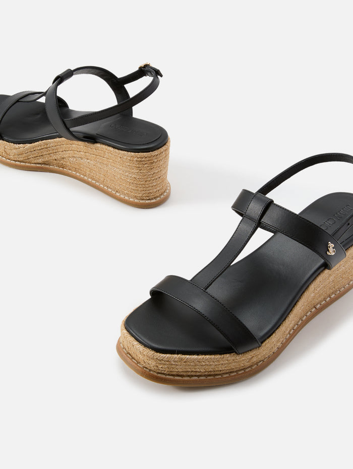 Theia Wedge,JIMMY CHOO,BLACK,Image 1