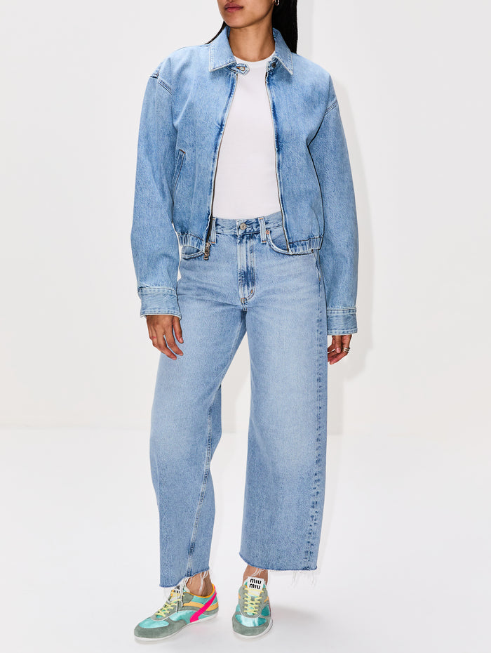 Low Curve Fray Jean,AGOLDE,FORCE,Image 1