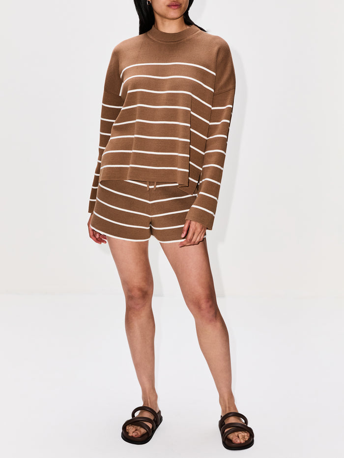 Leo Short,LA LIGNE,TAN CREAM,Image 1