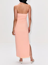 Tank Dress,LOEWE,PINK/YELLOW,Image 4