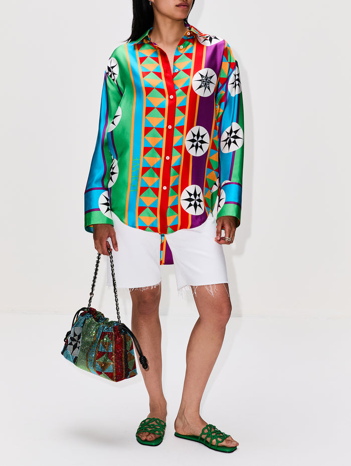 Compass Shirt,LOEWE,MULTI,Image 1
