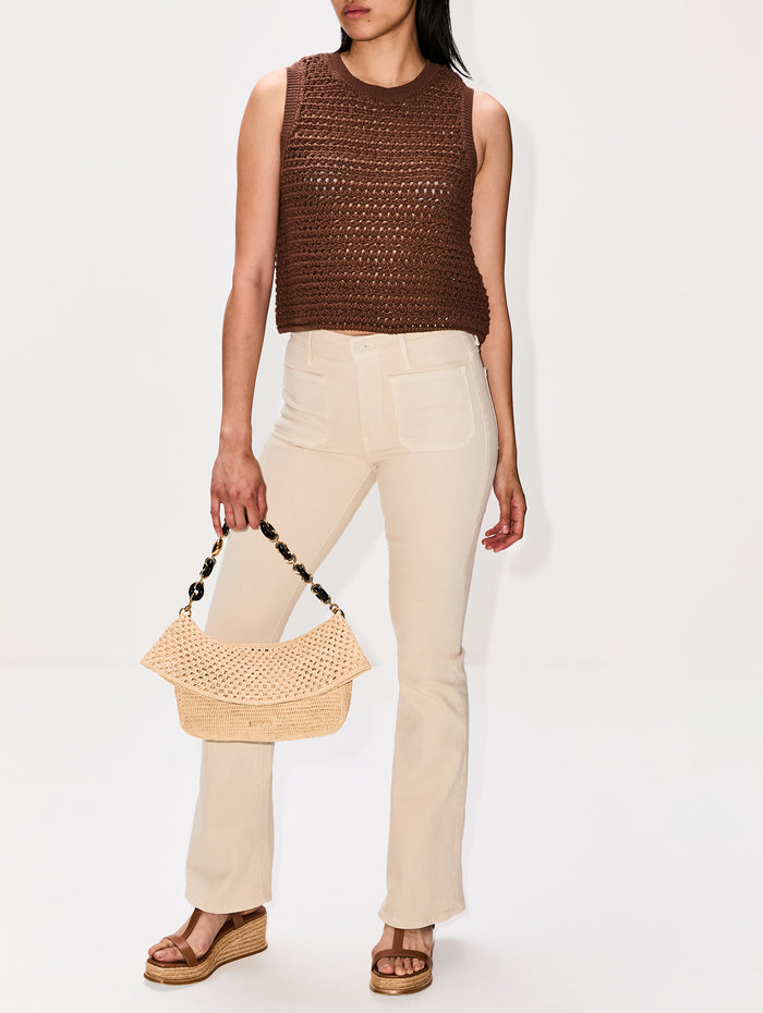Patch Pocket Weekender Jean,MOTHER,WACKY KHAKI,Image 1