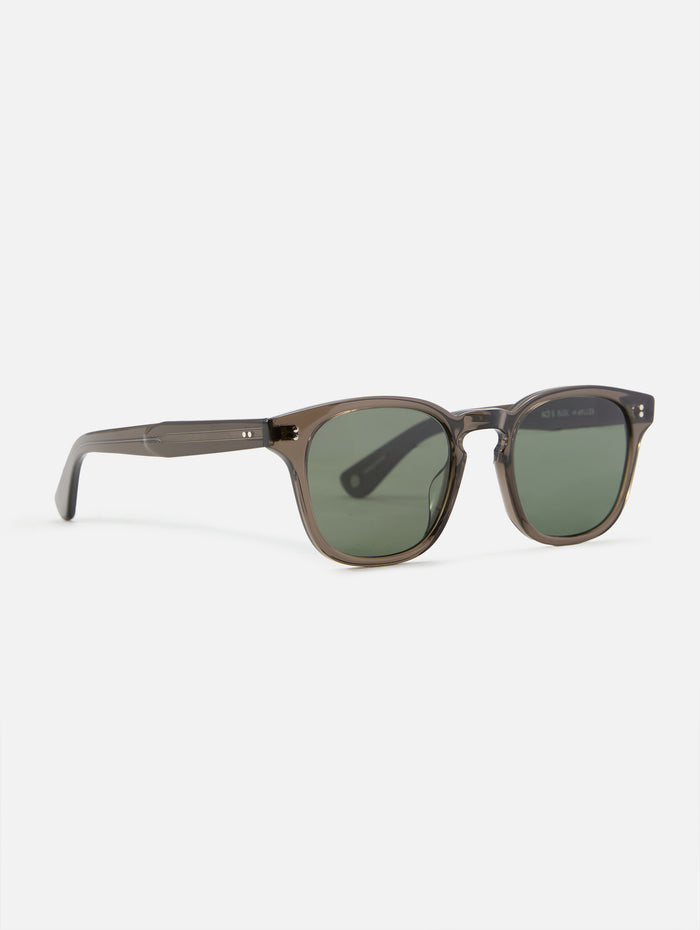 ACE II 49 Sunglasses,GARRETT LEIGHT,BLACK GLASS/SEMI FLAT PURE,Image 1