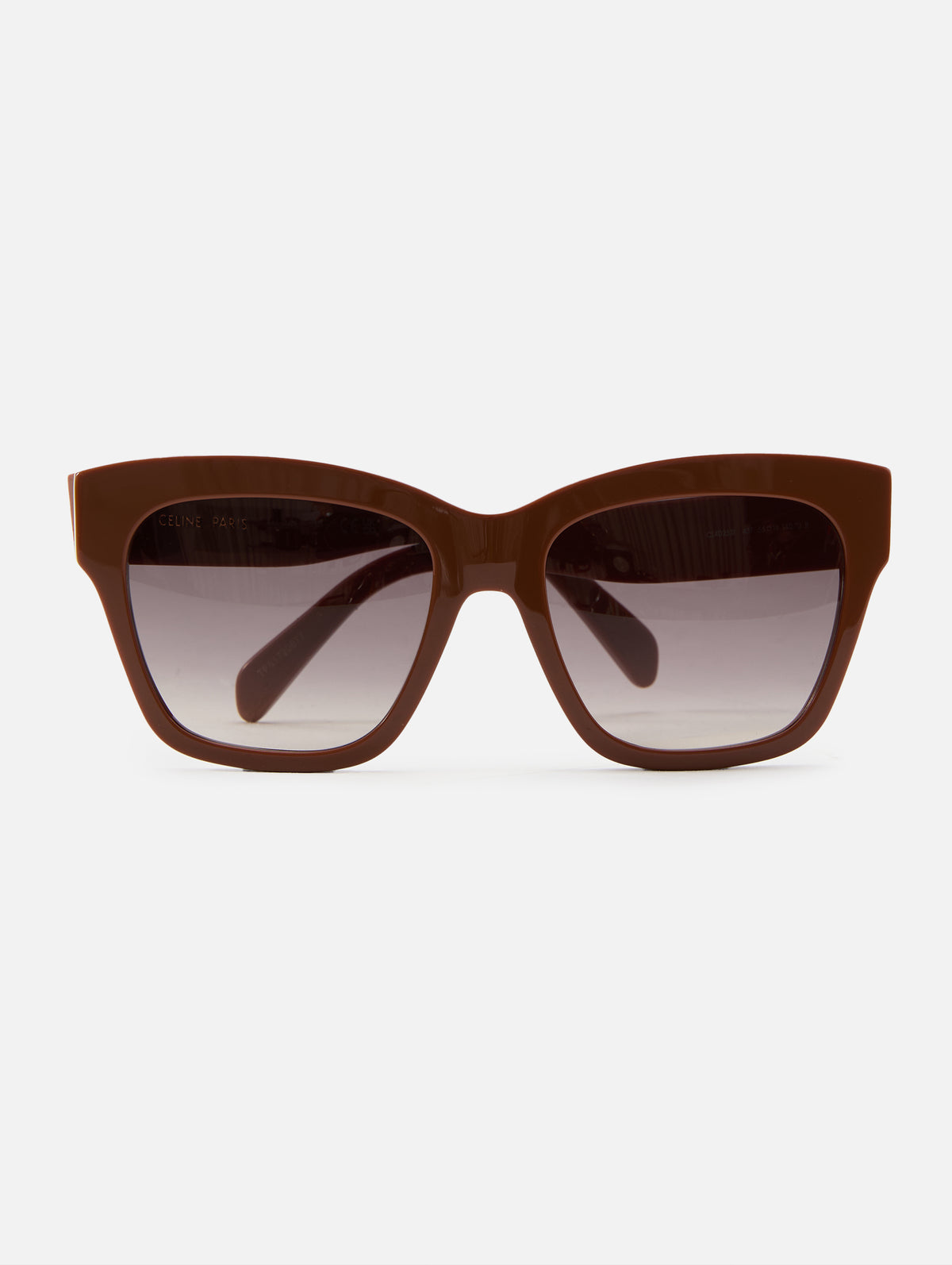 Triomphe 09 Sunglasses,CELINE EYEWEAR,SHINY KHAKI,Image 1