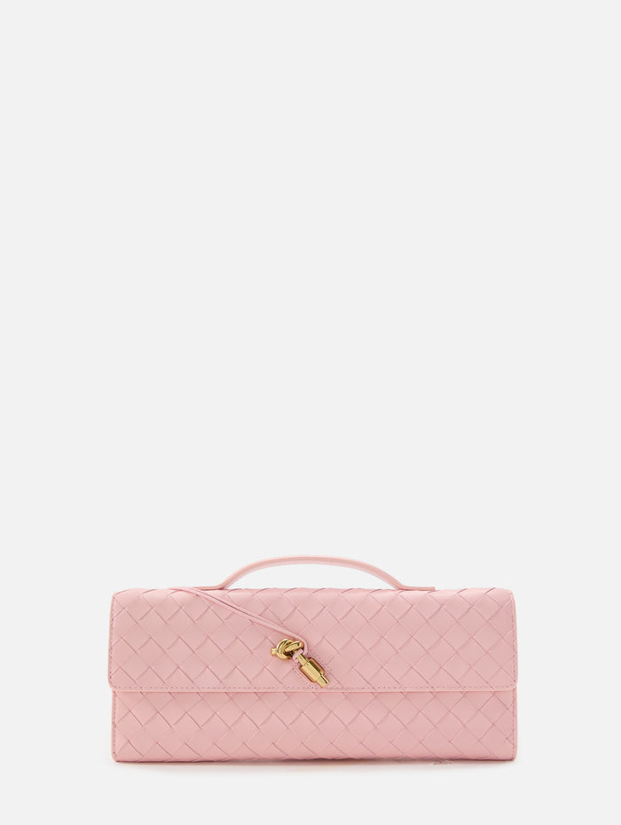 Andiamo Clutch,BOTTEGA VENETA,ROSE MUSE,Image 1