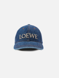 Denim Cap,LOEWE,DENIM BLUE,Image 1