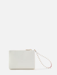 Cabata Soft Pouch,CHRISTIAN LOUBOUTIN,BIANCO/GOLD,Image 2
