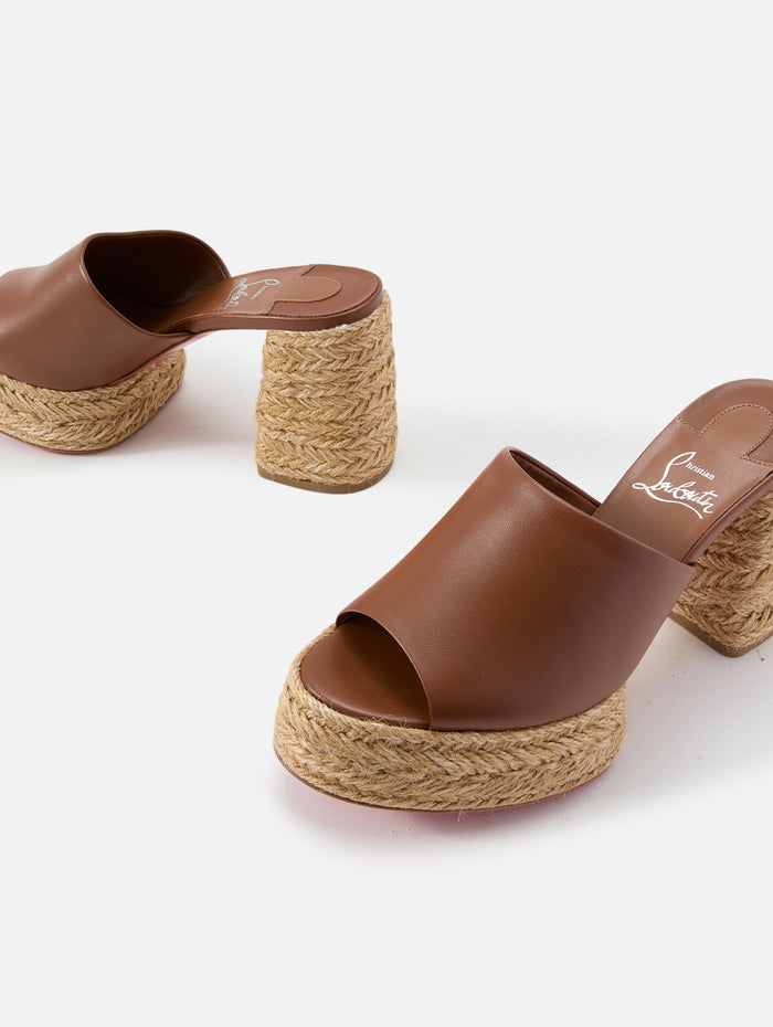 Calakala Mule 85mm,CHRISTIAN LOUBOUTIN,LIN CUOIO,Image 1
