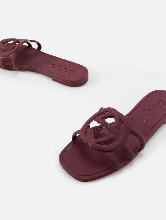 Palma Sandal,GUCCI,ROSSO ANCORA,Image 1