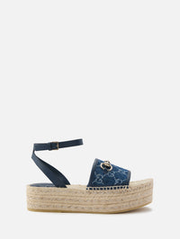 Paloma Espadrille Flatform,GUCCI,DENIM,Image 1