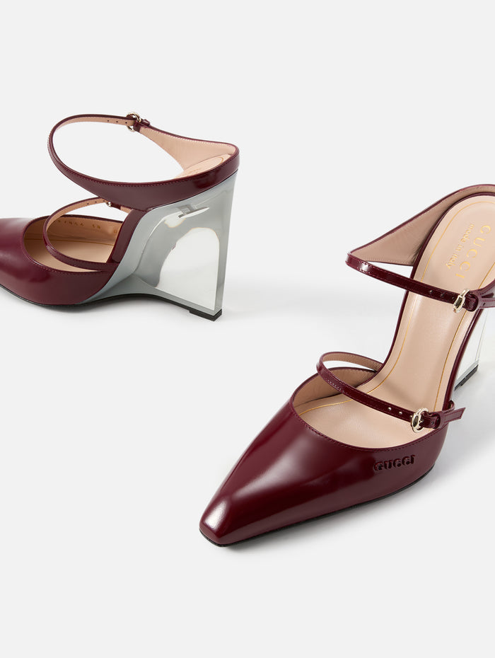 Christy Heel,GUCCI,ROSSO ANCORA,Image 1