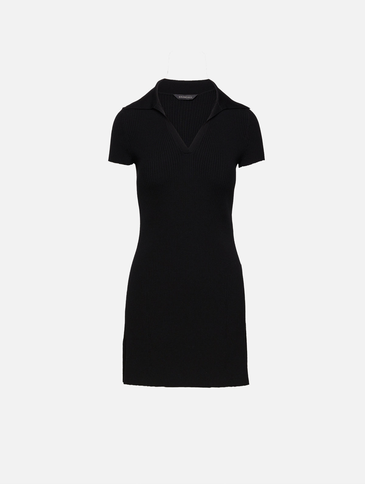 Mini Polo Dress,BALENCIAGA,BLACK,Image 1