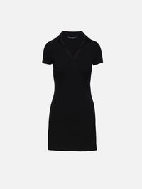 Mini Polo Dress,BALENCIAGA,BLACK,Image 1