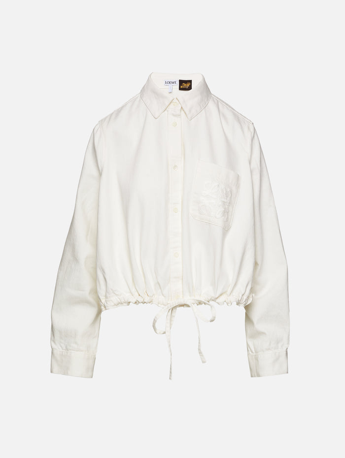 Shirt,LOEWE,WHITE,Image 1