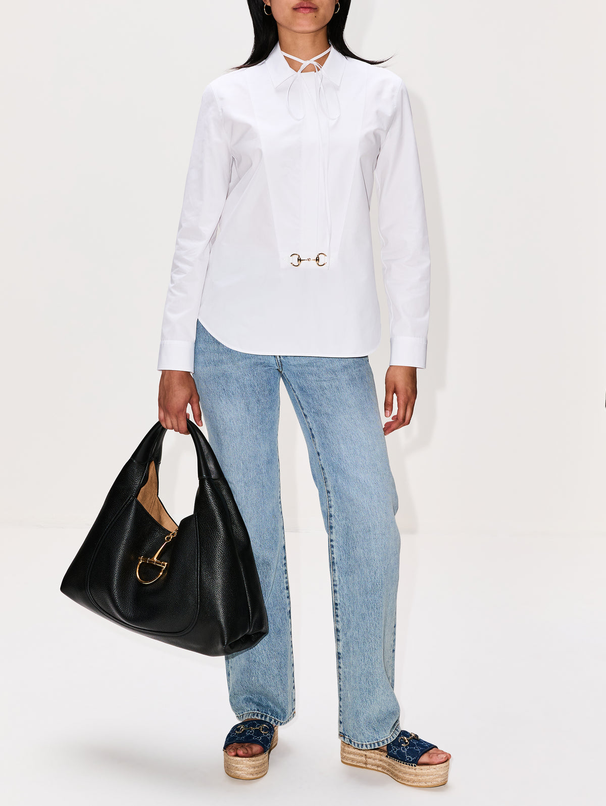 Paloma Espadrille Flatform,GUCCI,DENIM,Image 3