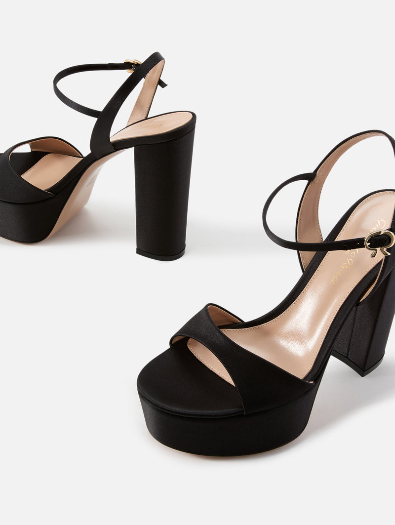 Crepe Satin Platform