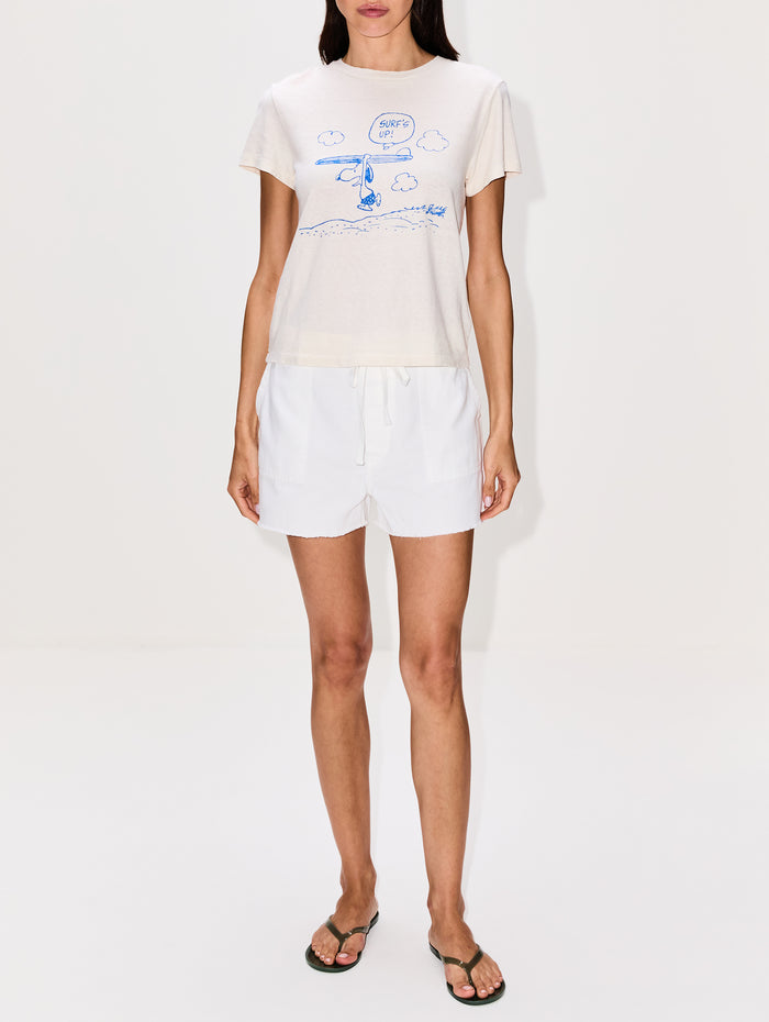 Classic Tee,RE/DONE,VINTAGE WHITE,Image 1