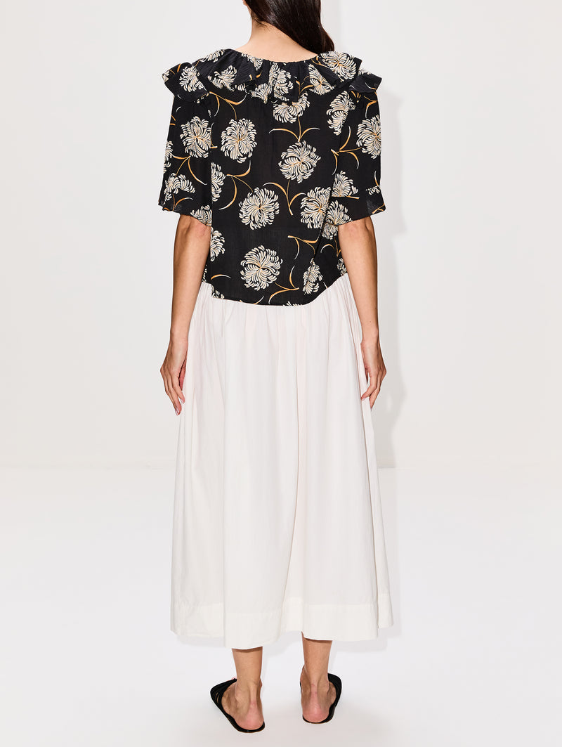 BLACK DANCING FLORAL