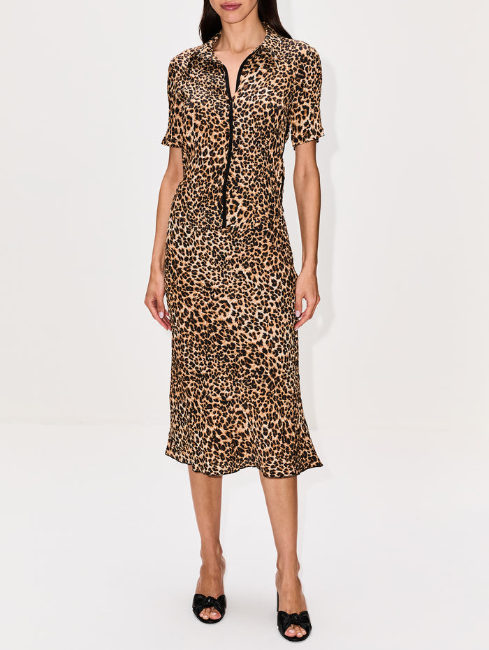 Clare Blouse,NANUSHKA,OCELOT,Image 1
