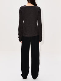 Kathy Top,THE ROW,FADED BLACK,Image 3