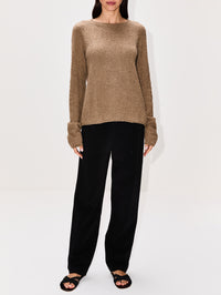 Kathy Top,THE ROW,KHAKI,Image 2