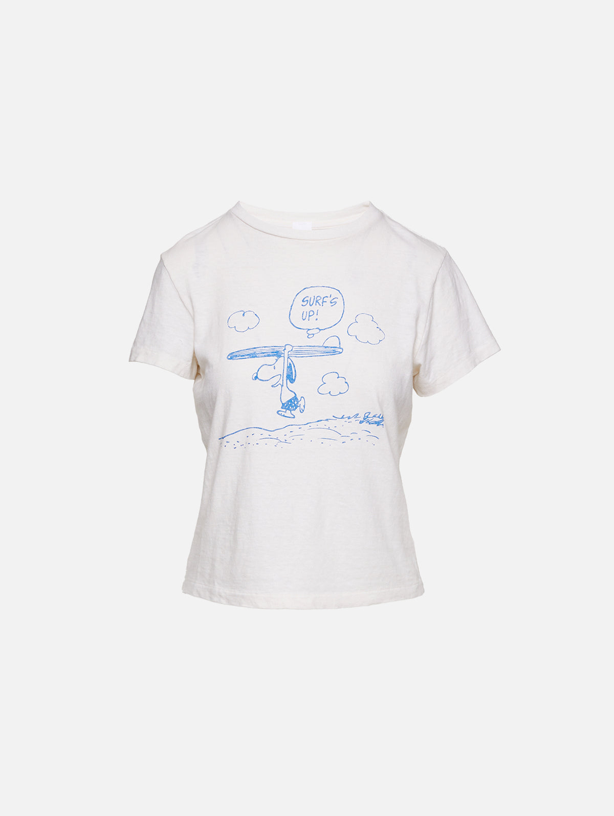 Classic Tee,RE/DONE,VINTAGE WHITE,Image 1