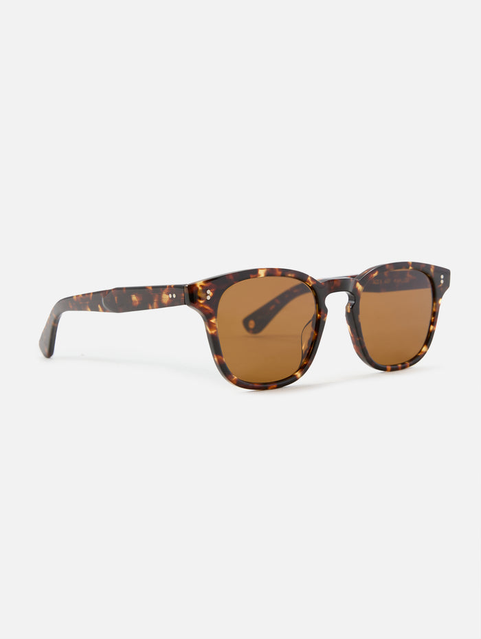ACE II 49 Sunglasses,GARRETT LEIGHT,AGATE TORTOISE/SEMI FLAT PURE COFFEE,Image 1