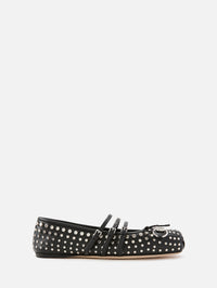 Horsebit Ballerina Flat,GUCCI,BLACK,Image 1
