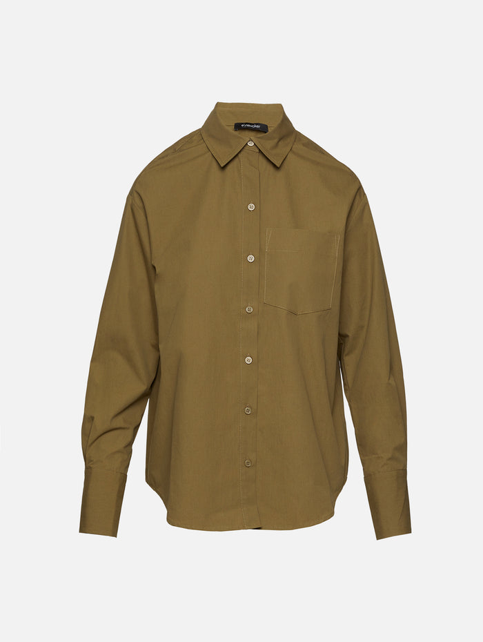 Cooper Button Up Shirt,ELYSEWALKER LABEL,GREEN,Image 1
