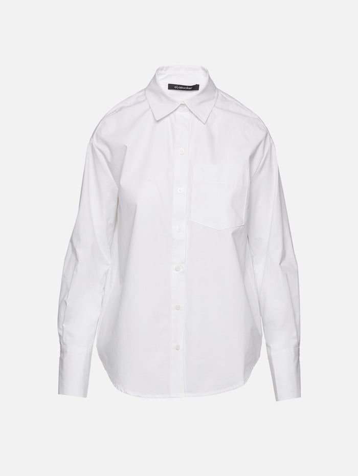 Cooper Button Up Shirt,ELYSEWALKER LABEL,WHITE,Image 1