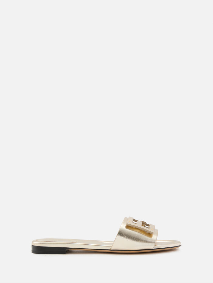 Logo Slide,FENDI,LIGHT GOLD,Image 1