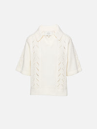 Kina Polo Sweater,LOULOU DE SAISON,IVORY,Image 1