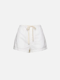 Este Drawstring Short,CITIZENS OF HUMANITY,CREAM,Image 1