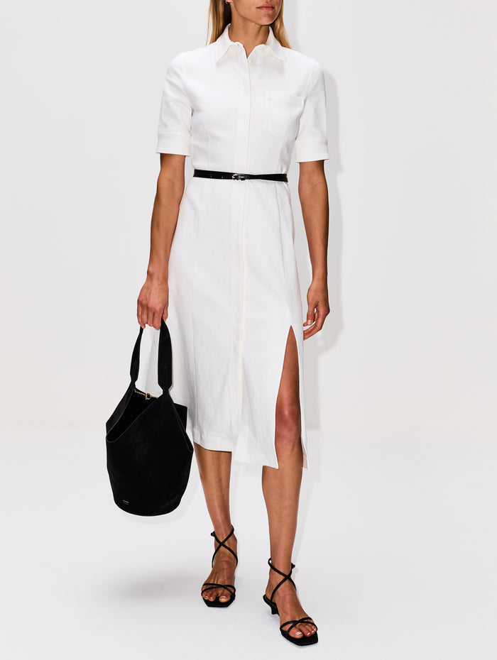 Kieran Dress,ALTUZARRA,OPTIC WHITE,Image 1