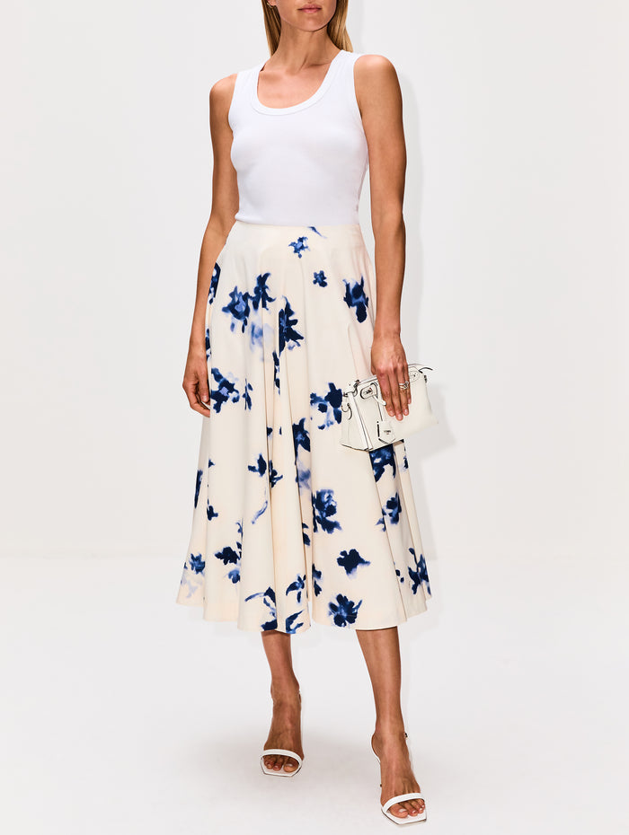 Varda Skirt,ALTUZARRA,BERRY BLUE FLOWERS,Image 1