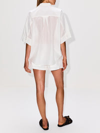 Este Drawstring Short,CITIZENS OF HUMANITY,CREAM,Image 3