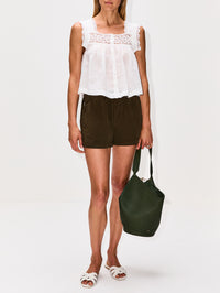 Este Drawstring Short,CITIZENS OF HUMANITY,DARK OLIVE,Image 2