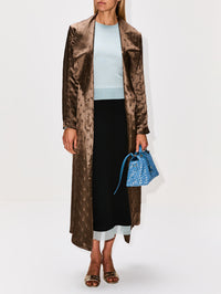 Satin Coat,FENDI,CEDAR,Image 2