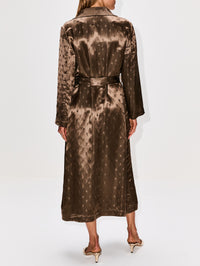 Satin Coat,FENDI,CEDAR,Image 4