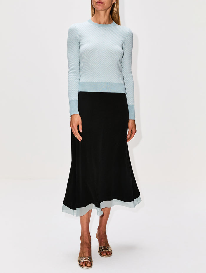 Crewneck Sweater,FENDI,ANISE,Image 1