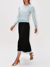 Midi Skirt,FENDI,BLACK,Image 3