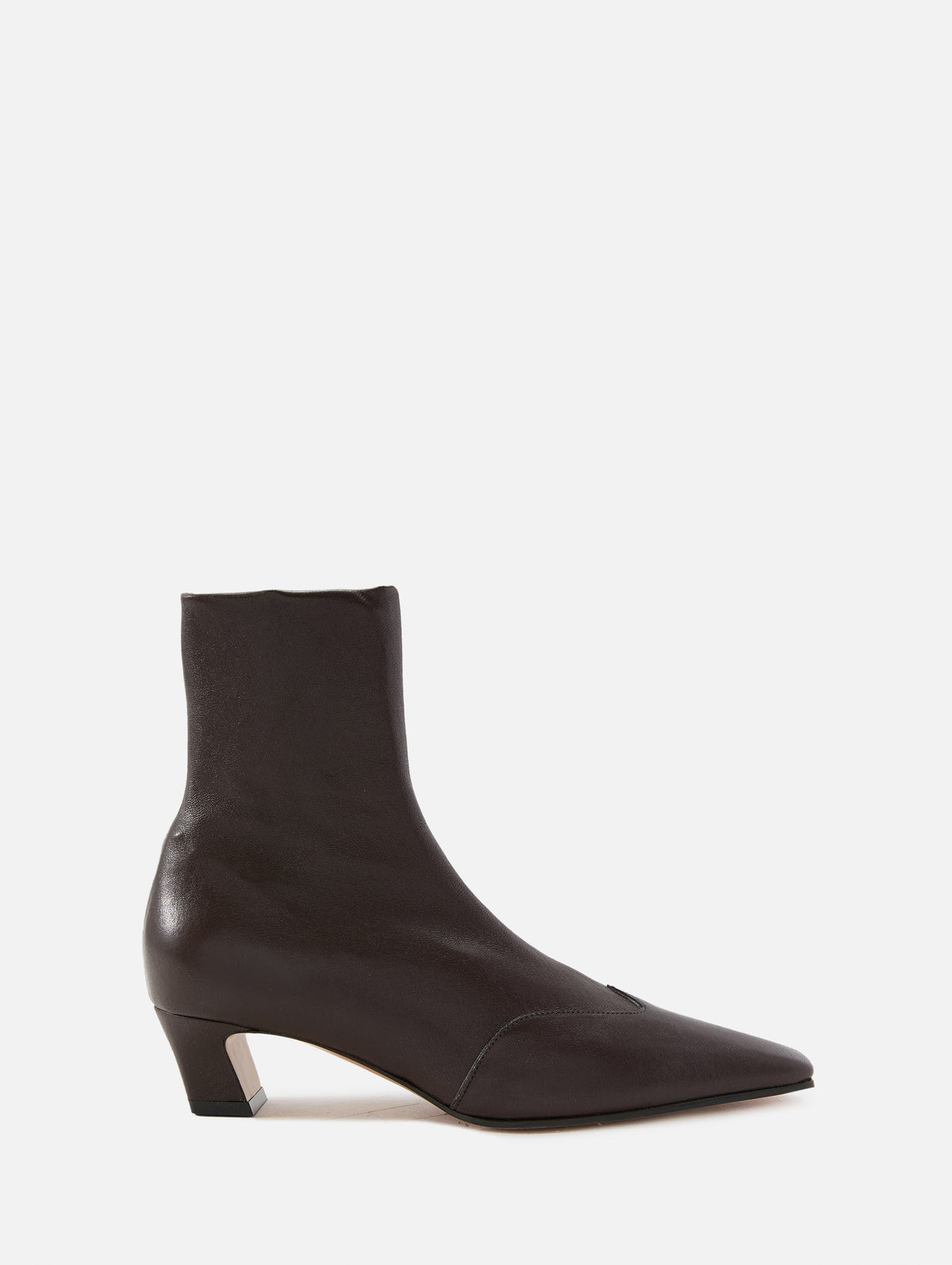 Nevada Ankle Stretch Boot 40mm,KHAITE,DARK BROWN,Image 1