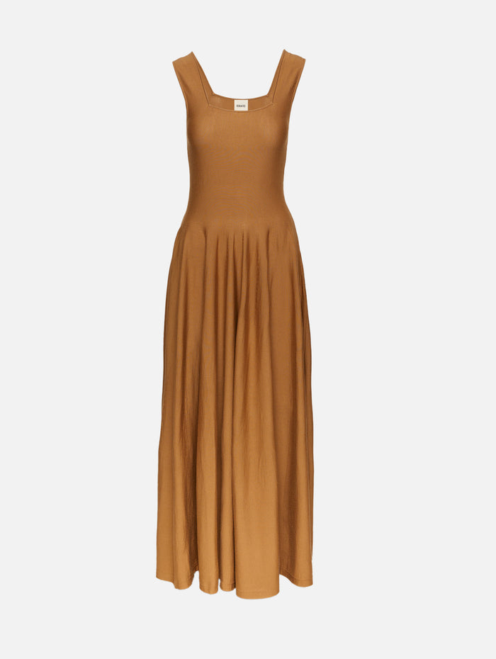 Jodie Dress,KHAITE,MAPLE,Image 1