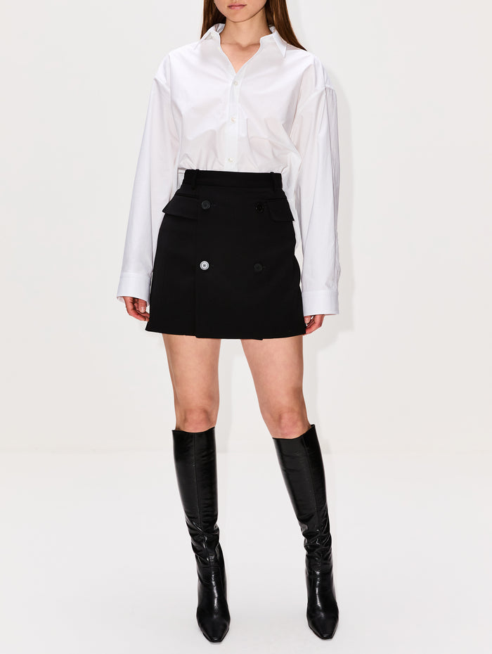 Tailored Mini Skirt,BALENCIAGA,BLACK,Image 1