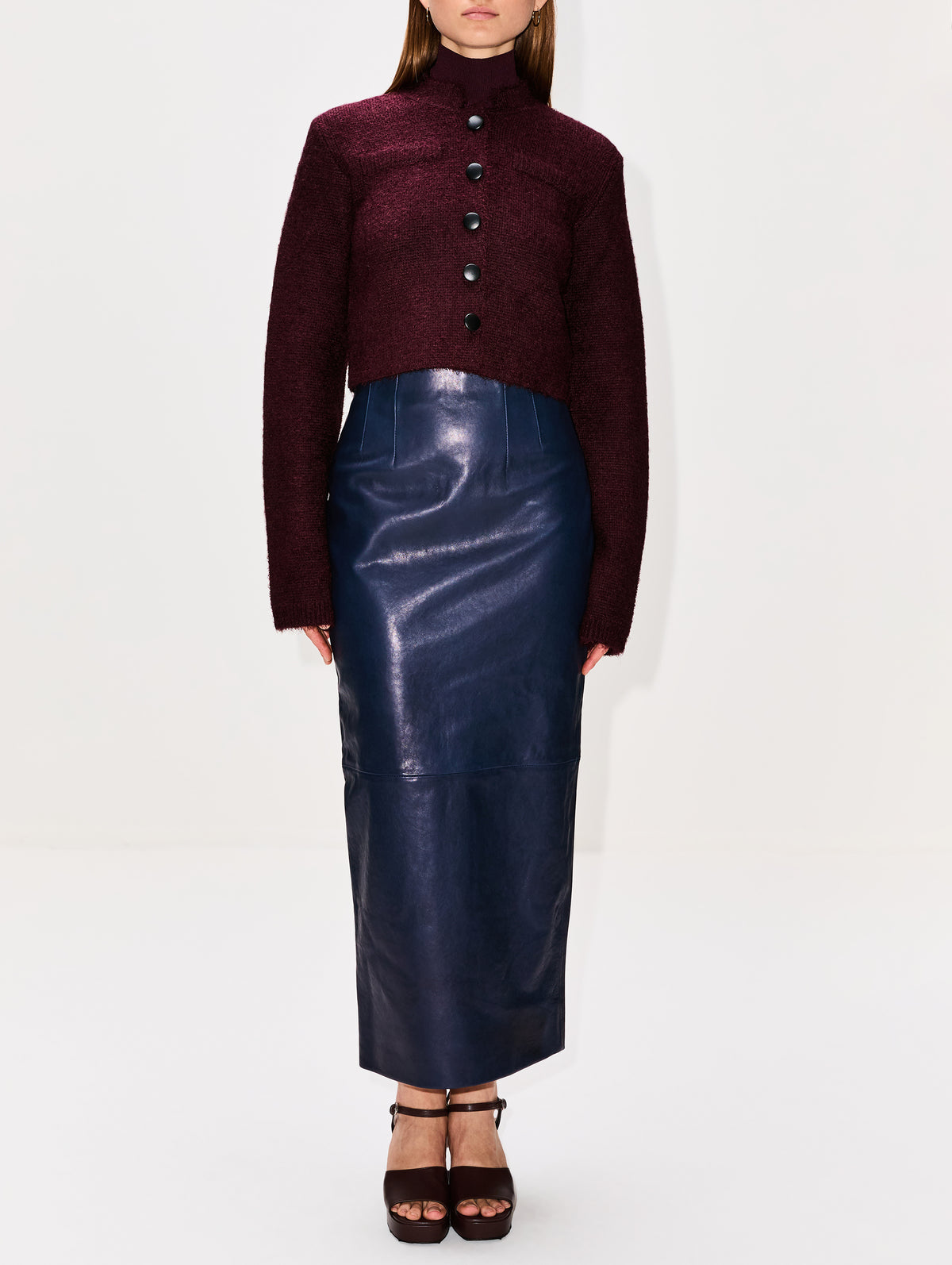 Ello Jacket,KHAITE,DARK PLUM,Image 2