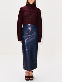 Ello Jacket,KHAITE,DARK PLUM,Image 2