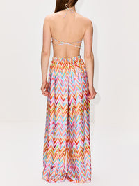 Stripe Trouser,MISSONI MARE,MULTICOLOR WHITE,Image 4