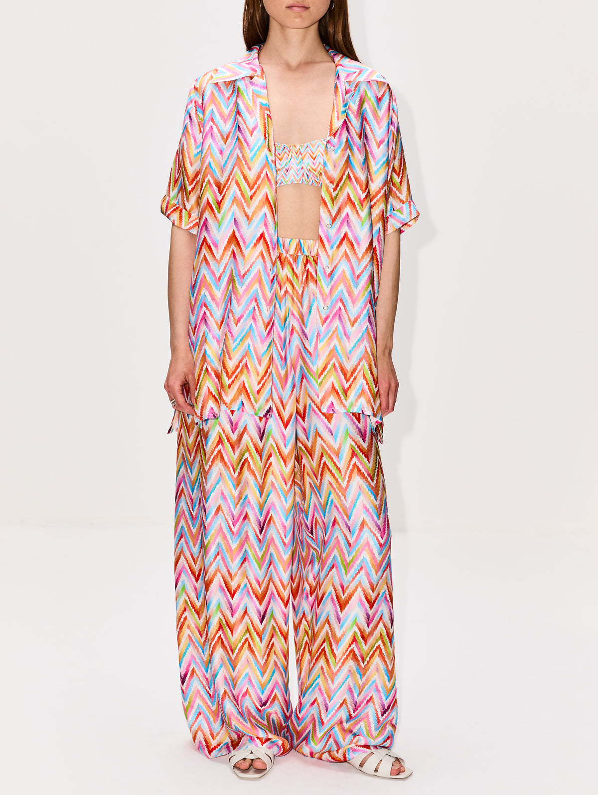 Short Cover Up,MISSONI MARE,MULTICOLOURED,Image 2