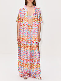 Short Cover Up,MISSONI MARE,MULTICOLOURED,Image 2